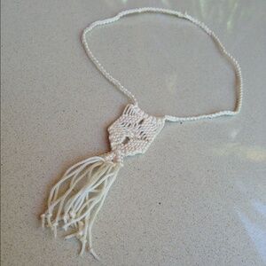 Hand Knitted Necklace